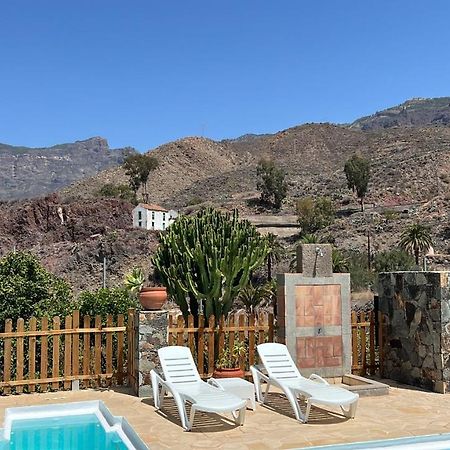 Casa Rural La Limera Con Piscina Privada Santa Lucia De Tirajana Ngoại thất bức ảnh
