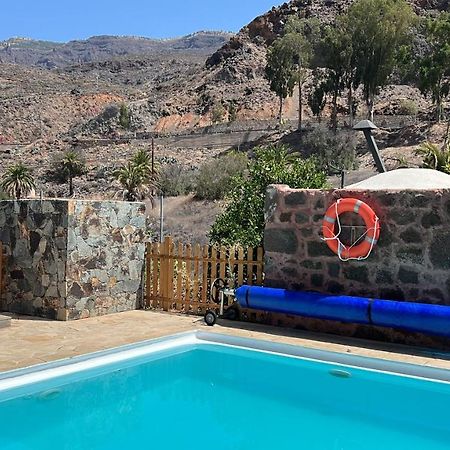 Casa Rural La Limera Con Piscina Privada Santa Lucia De Tirajana Ngoại thất bức ảnh