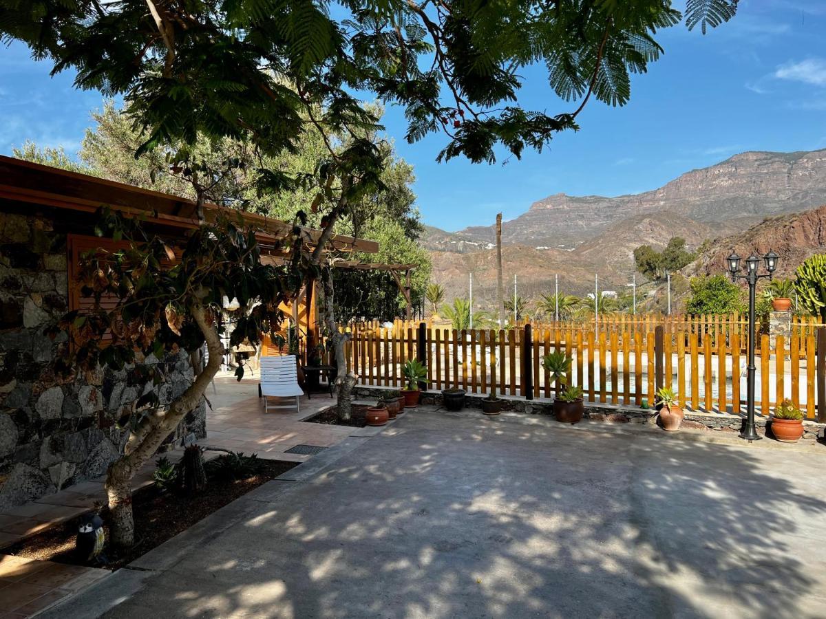 Casa Rural La Limera Con Piscina Privada Santa Lucia De Tirajana Ngoại thất bức ảnh