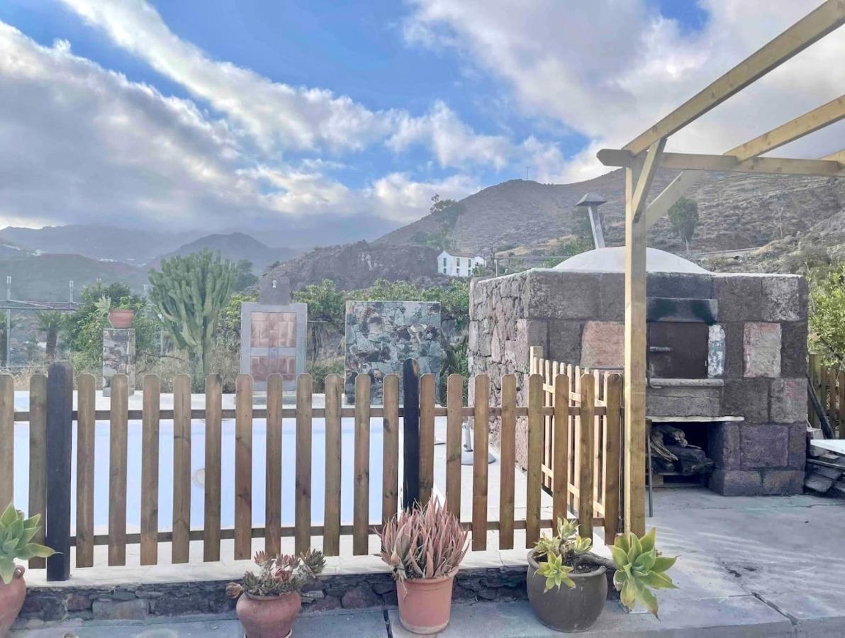 Casa Rural La Limera Con Piscina Privada Santa Lucia De Tirajana Ngoại thất bức ảnh